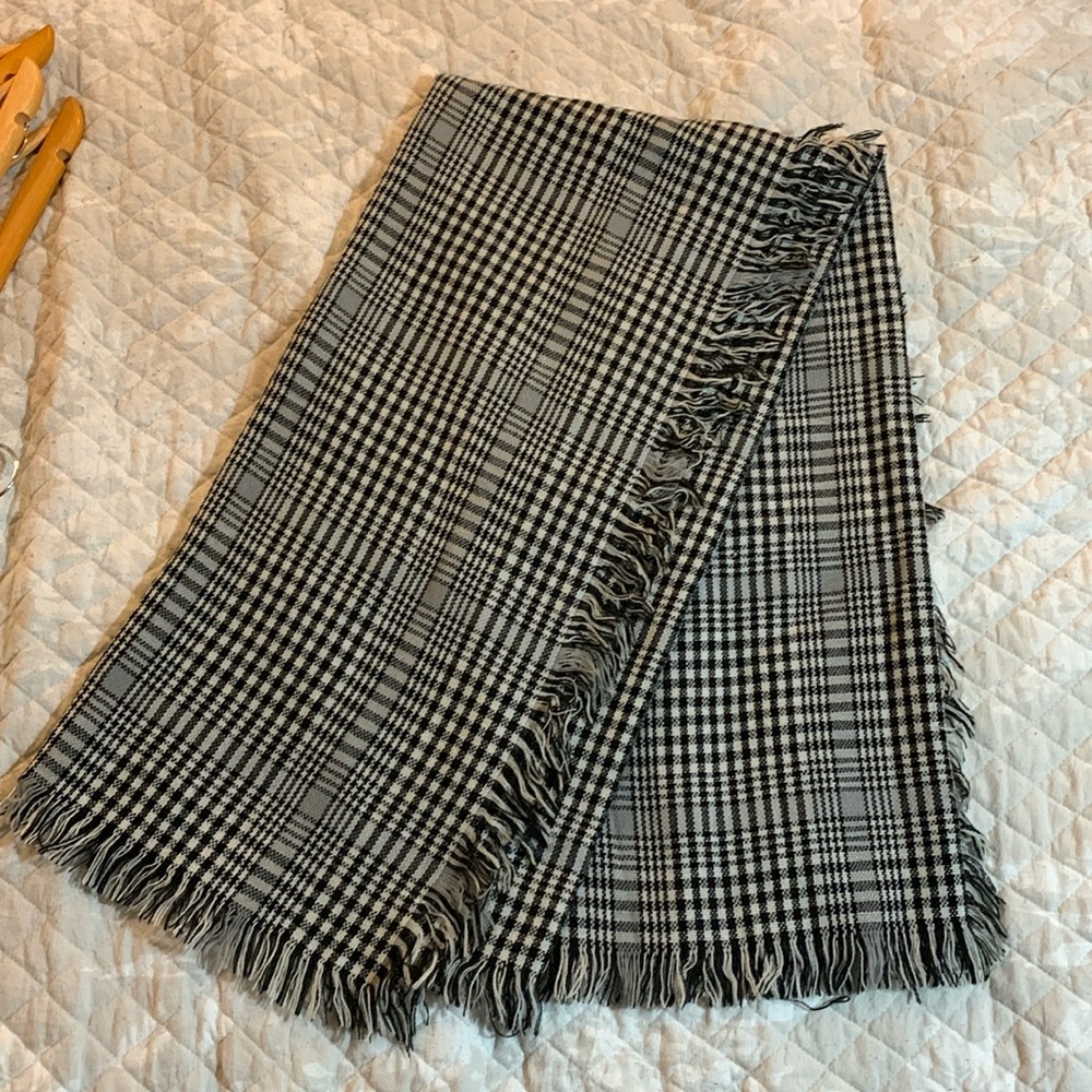 Black and White Scarf